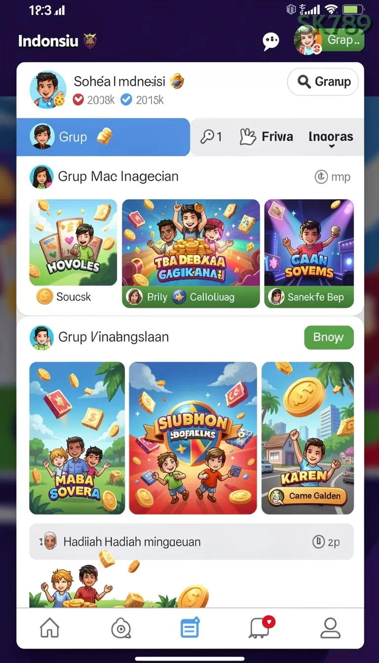 Cuplikan layar PUSATMENANG — pengaturan akun